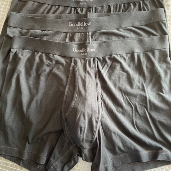 Goodfellow 3 boxers briefs black size XL - Picture 1 of 3